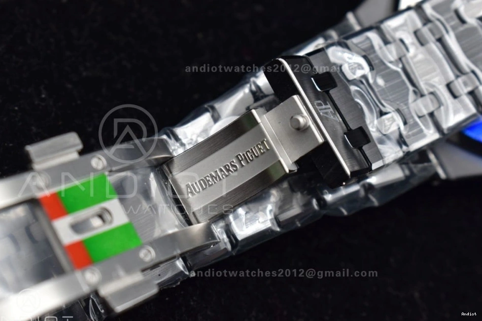 A5134 Ceramic Best APSF1:1 V2 Black Ceramic Oak Bracelet Perpetual Black on 41mm Royal Dial Calendar Edition 0312